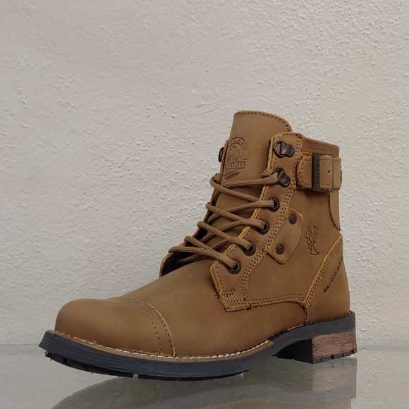Mens Alamo Rustic Honey Boot main image 5